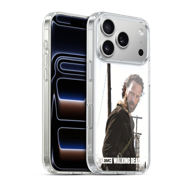 AMC The Walking Dead Filtered Characters Rick Gun Soft Gel Case for Apple iPhone 17 Pro