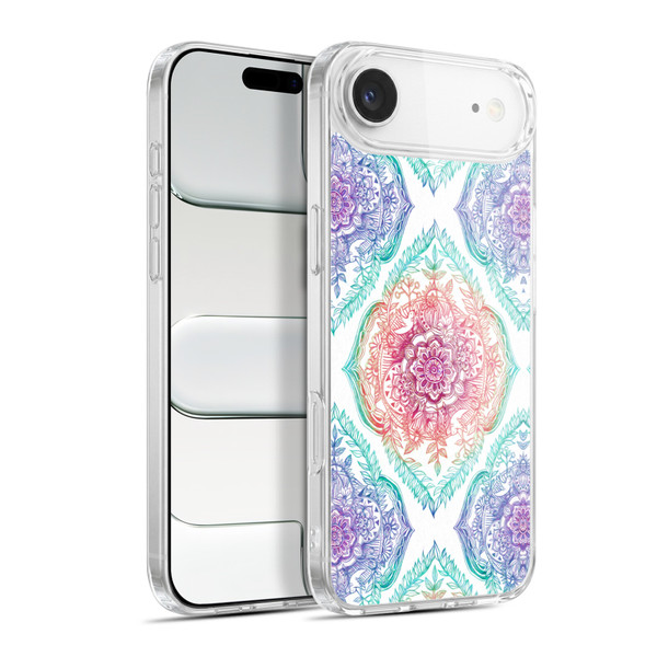 Micklyn Le Feuvre Floral Patterns Indian Ink Rainbow Version Soft Gel Case for Apple iPhone 17 Air