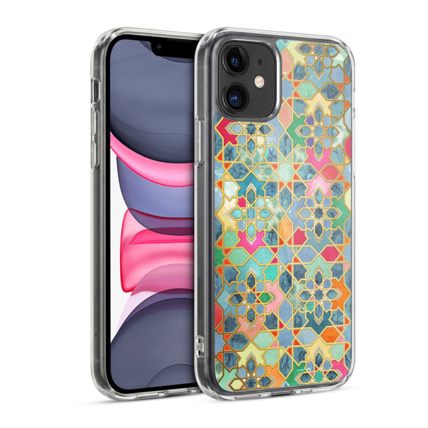 Micklyn Le Feuvre Moroccan Gilt and Glory Soft Gel Case for Apple iPhone 11