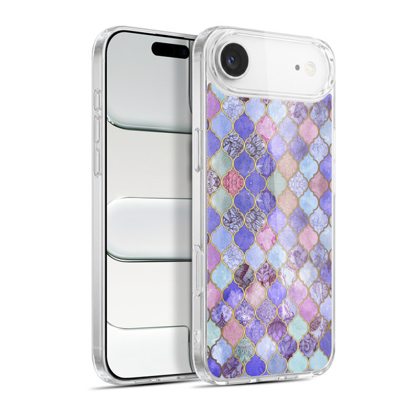 Micklyn Le Feuvre Moroccan Decorative Purple Soft Gel Case for Apple iPhone 17 Air
