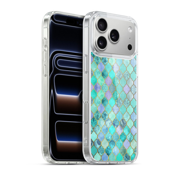 Micklyn Le Feuvre Moroccan Mint Green Soft Gel Case for Apple iPhone 17 Pro Max