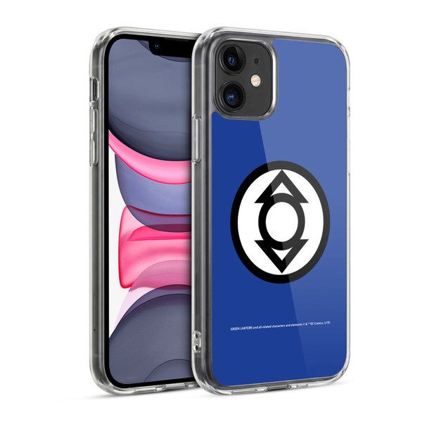 Green Lantern DC Comics Lantern Corps Indigo Soft Gel Case for Apple iPhone 11