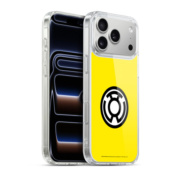 Green Lantern DC Comics Lantern Corps Sinestro Soft Gel Case for Apple iPhone 17 Pro Max