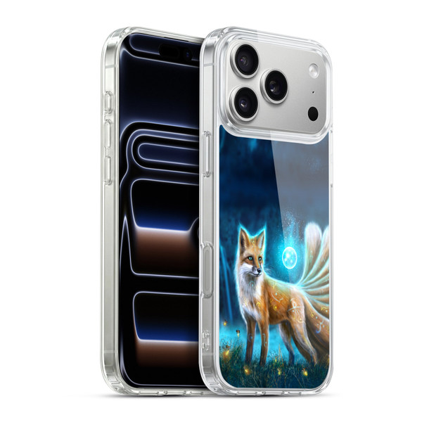 Anthony Christou Fantasy Art Magic Fox In Moonlight Soft Gel Case for Apple iPhone 17 Pro Max