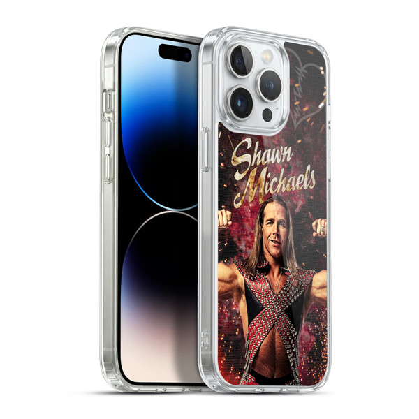 WWE Shawn Michaels LED Image Soft Gel Case for Apple iPhone 13 Pro Max & MagSafe