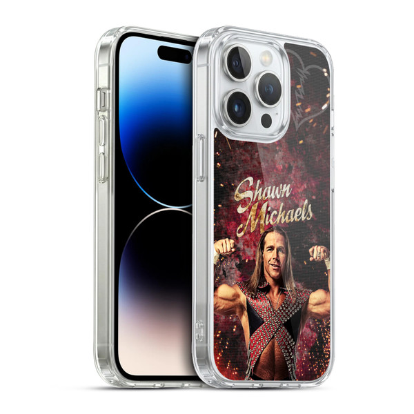 WWE Shawn Michaels LED Image Soft Gel Case for Apple iPhone 13 Pro & MagSafe
