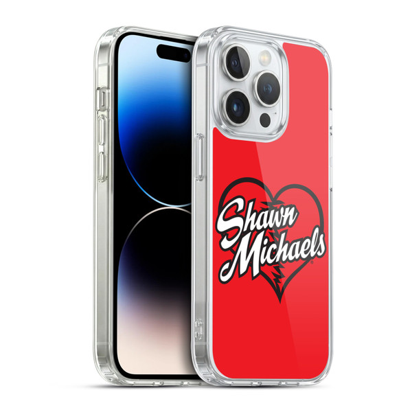 WWE Shawn Michaels Logo Soft Gel Case for Apple iPhone 14 Pro & MagSafe