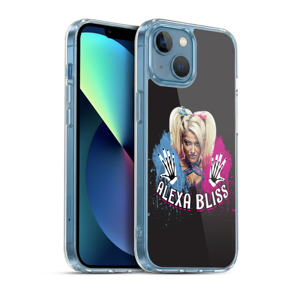 WWE Alexa Bliss Splatt Soft Gel Case for Apple iPhone 13 Mini & MagSafe