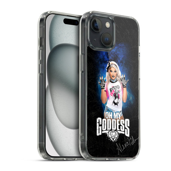 WWE Alexa Bliss Goddess LED Image Soft Gel Case for Apple iPhone 15 & MagSafe