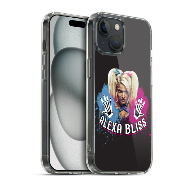 WWE Alexa Bliss Splatt Soft Gel Case for Apple iPhone 15 & MagSafe