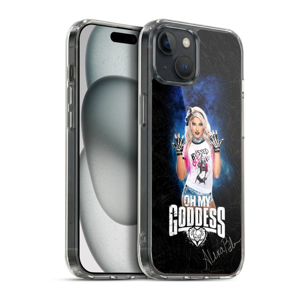 WWE Alexa Bliss Goddess LED Image Soft Gel Case for Apple iPhone 15 Plus & MagSafe