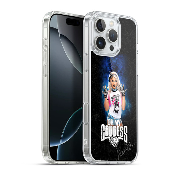 WWE Alexa Bliss Goddess LED Image Soft Gel Case for Apple iPhone 16 Pro Max & MagSafe