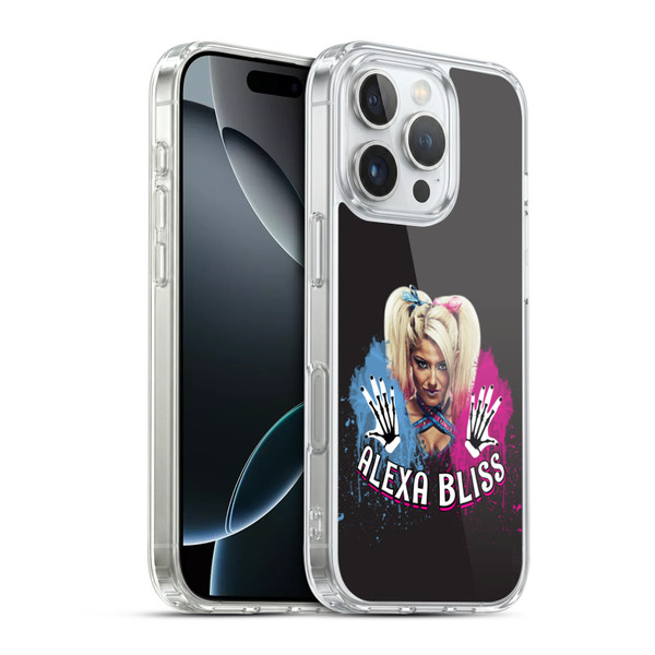 WWE Alexa Bliss Splatt Soft Gel Case for Apple iPhone 16 Pro & MagSafe