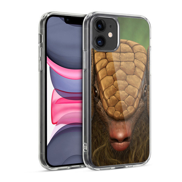 Vincent Hie Animals Armadillo Soft Gel Case for Apple iPhone 11