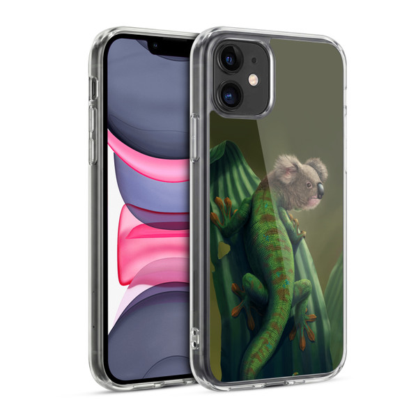 Vincent Hie Animals Gekoala Soft Gel Case for Apple iPhone 11
