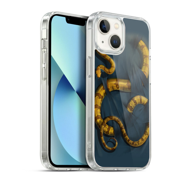Vincent Hie Animals Snake Soft Gel Case for Apple iPhone 13