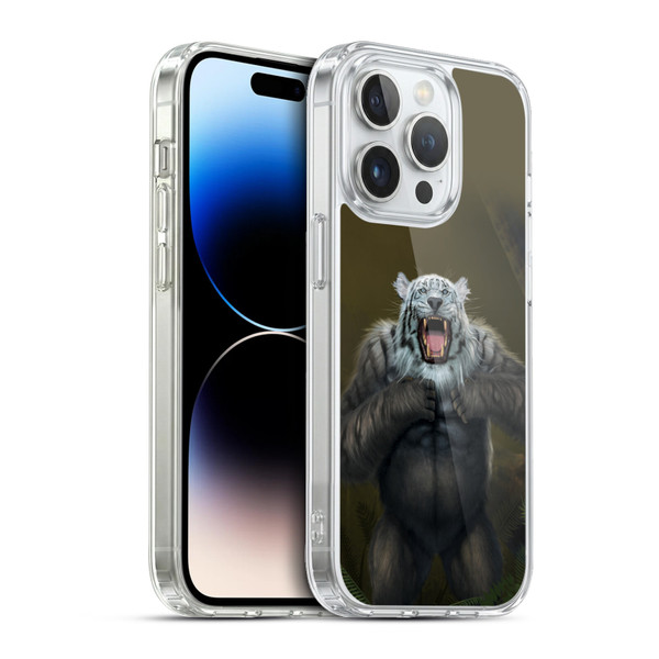 Vincent Hie Animals Tiger Gorilla Soft Gel Case for Apple iPhone 13 Pro & MagSafe