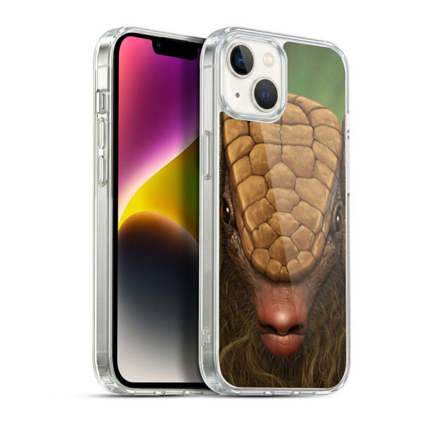 Vincent Hie Animals Armadillo Soft Gel Case for Apple iPhone 14 Plus & MagSafe