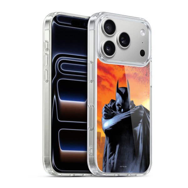 Batman Begins Graphics Character Soft Gel Case for Apple iPhone 17 Pro