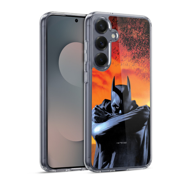 Batman Begins Graphics Character Soft Gel Case for Samsung Galaxy S25 & MagSafe