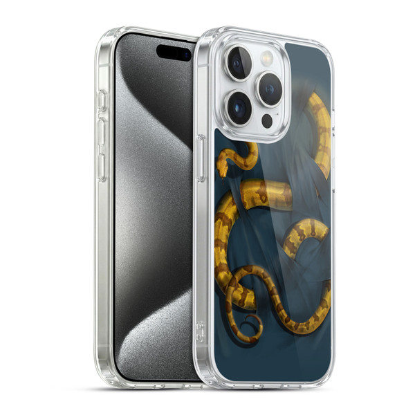 Vincent Hie Animals Snake Soft Gel Case for Apple iPhone 15 Pro & MagSafe