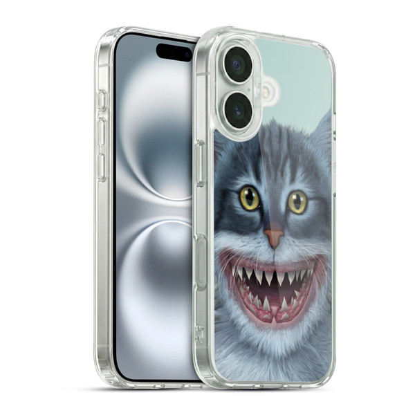 Vincent Hie Animals Sharkitten Soft Gel Case for Apple iPhone 16 & MagSafe