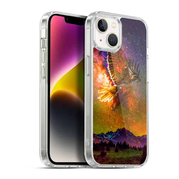 Dave Loblaw Animals Night Hawk Soft Gel Case for Apple iPhone 14 Plus & MagSafe