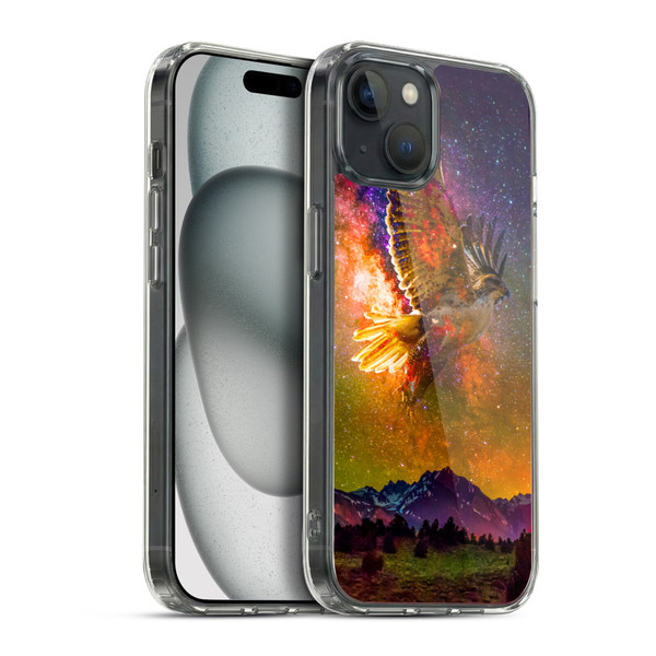 Dave Loblaw Animals Night Hawk Soft Gel Case for Apple iPhone 15 Plus & MagSafe