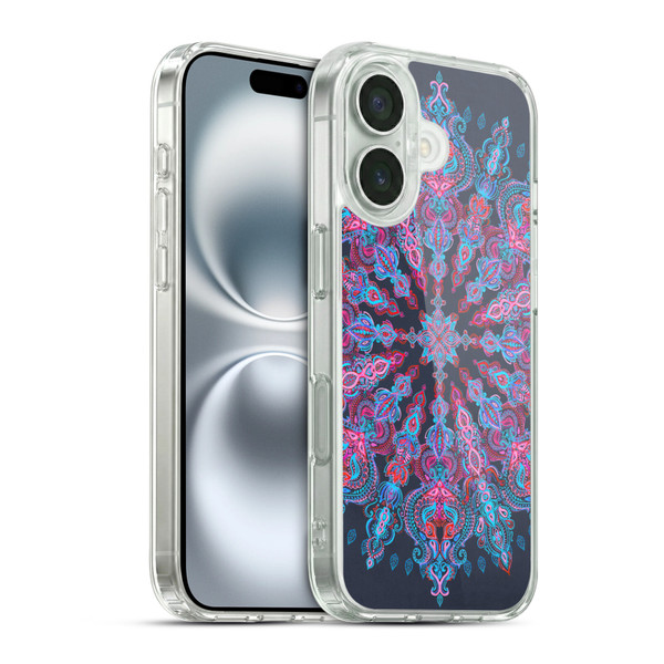 Micklyn Le Feuvre Mandala 3 Escapism Soft Gel Case for Apple iPhone 16 & MagSafe