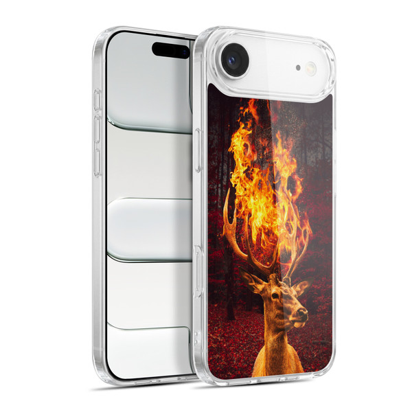 Dave Loblaw Animals Fire Deer Forest Soft Gel Case for Apple iPhone 17 Air