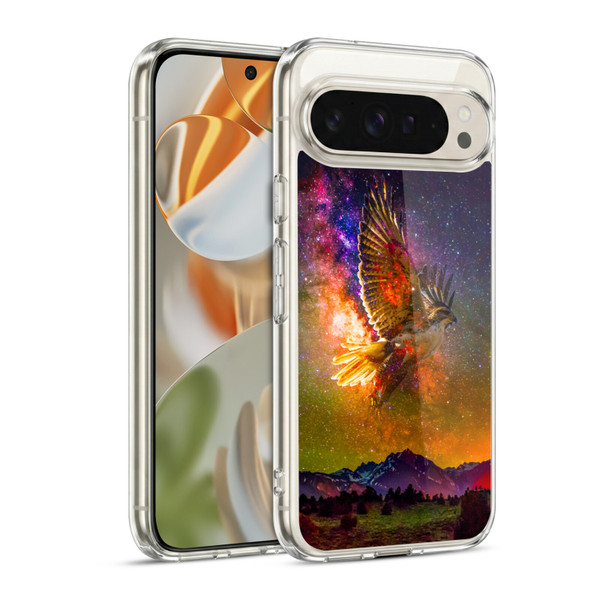 Dave Loblaw Animals Night Hawk Soft Gel Case for Google Pixel 9 / Pixel 9 Pro