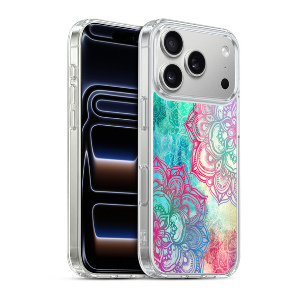 Micklyn Le Feuvre Mandala 3 Round And Round The Rainbow Soft Gel Case for Apple iPhone 17 Pro
