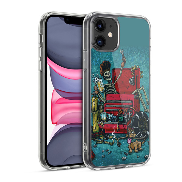 David Lozeau Colourful Art Garage Soft Gel Case for Apple iPhone 11