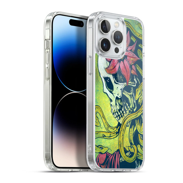 David Lozeau Colourful Art Medusa Soft Gel Case for Apple iPhone 13 Pro Max & MagSafe