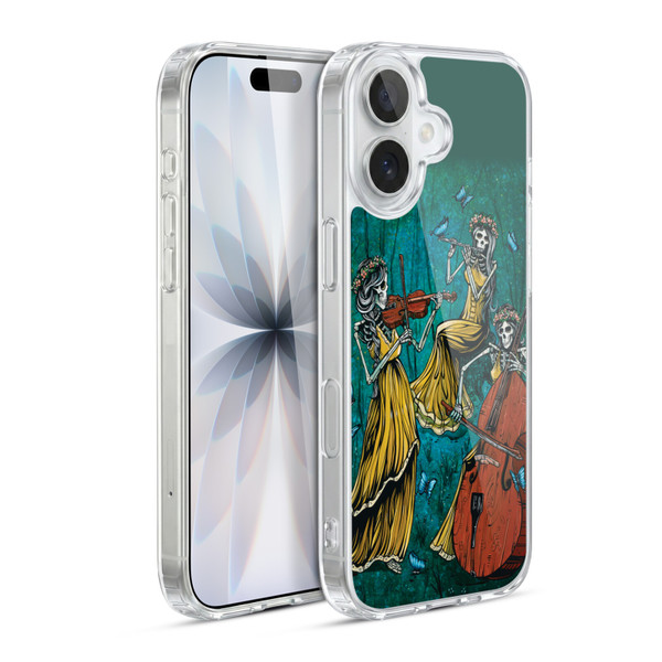 David Lozeau Colourful Art Three Female Soft Gel Case for Apple iPhone 17