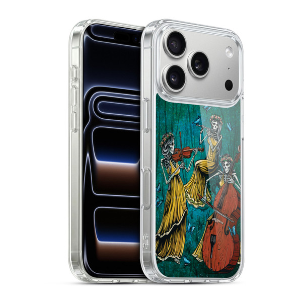 David Lozeau Colourful Art Three Female Soft Gel Case for Apple iPhone 17 Pro