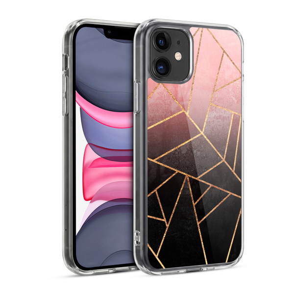 Elisabeth Fredriksson Sparkles Pink And Black Soft Gel Case for Apple iPhone 11