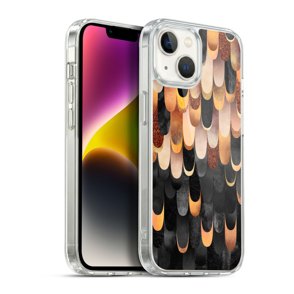 Elisabeth Fredriksson Sparkles Copper And Black Soft Gel Case for Apple iPhone 14