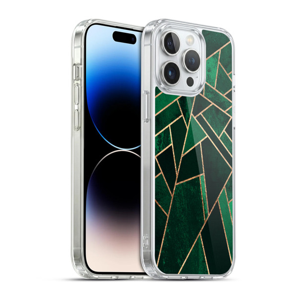 Elisabeth Fredriksson Sparkles Emerald Night Soft Gel Case for Apple iPhone 14 Pro Max & MagSafe
