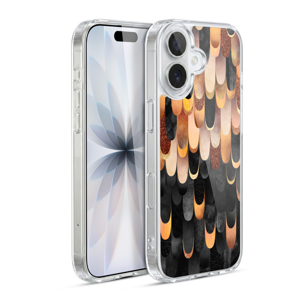 Elisabeth Fredriksson Sparkles Copper And Black Soft Gel Case for Apple iPhone 17