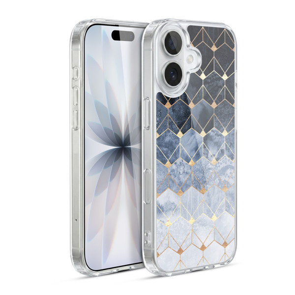 Elisabeth Fredriksson Sparkles Hexagons And Diamonds Soft Gel Case for Apple iPhone 17