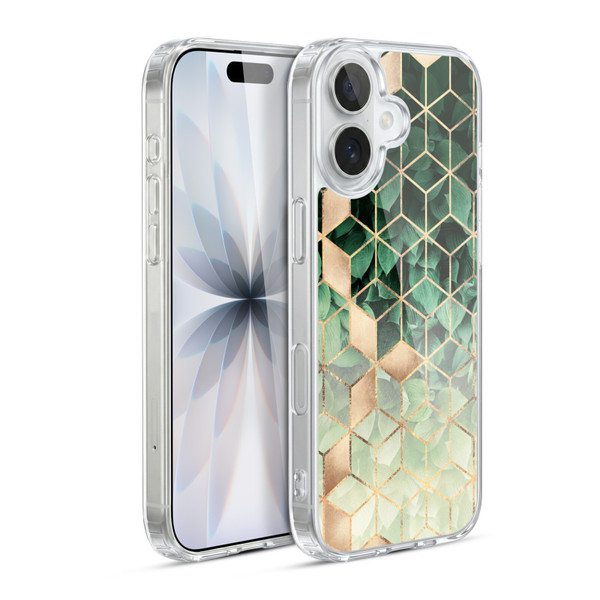Elisabeth Fredriksson Sparkles Leaves And Cubes Soft Gel Case for Apple iPhone 17