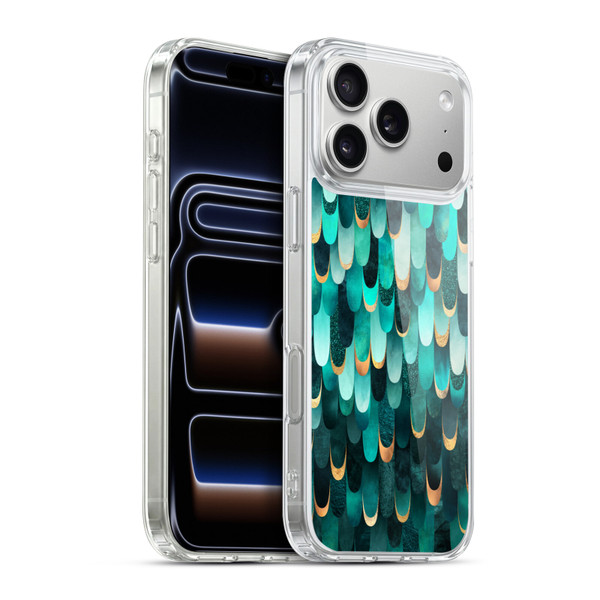 Elisabeth Fredriksson Sparkles Turquoise Soft Gel Case for Apple iPhone 17 Pro Max