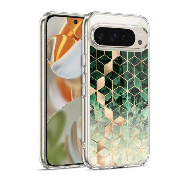Elisabeth Fredriksson Sparkles Leaves And Cubes Soft Gel Case for Google Pixel 9 / Pixel 9 Pro