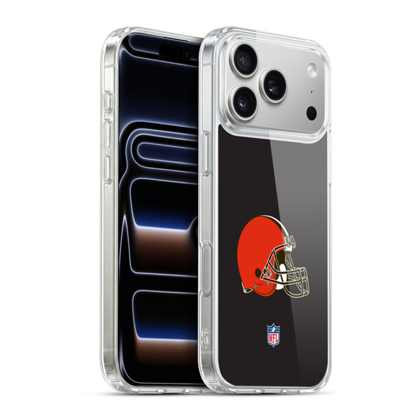 NFL Cleveland Browns Logo Plain Soft Gel Case for Apple iPhone 17 Pro Max