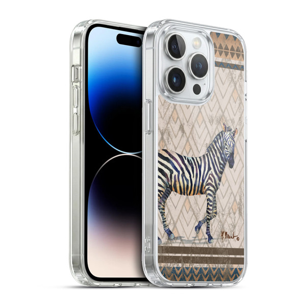 Paul Brent Animals Tribal Zebra Soft Gel Case for Apple iPhone 13 Pro & MagSafe