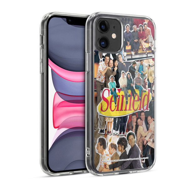 Seinfeld Graphics Collage Soft Gel Case for Apple iPhone 11
