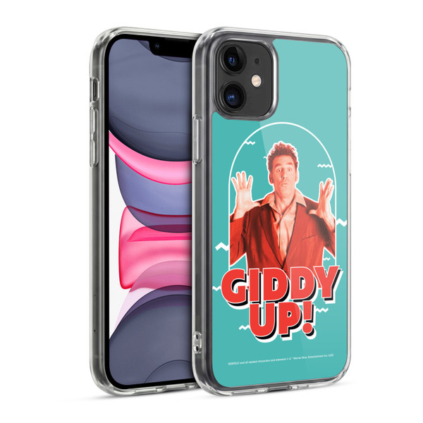 Seinfeld Graphics Giddy Up! Soft Gel Case for Apple iPhone 11