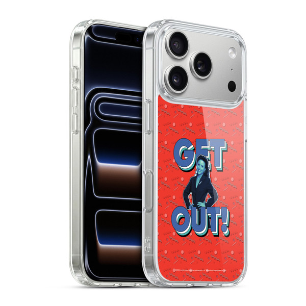 Seinfeld Graphics Get Out! Soft Gel Case for Apple iPhone 17 Pro