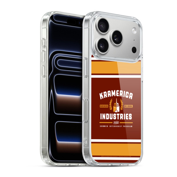 Seinfeld Graphics Kramerica Industries Soft Gel Case for Apple iPhone 17 Pro